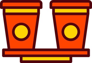 Cups Vector Icon Design
