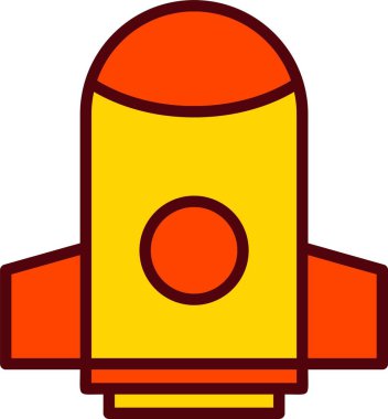 Rocket Vector Icon Design