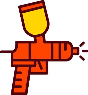 Airbrush Vektör Simgesi Tasarımı