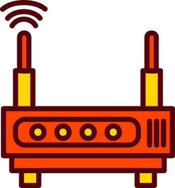 Router Vector Icon Design