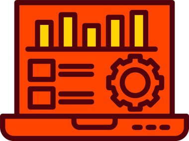 Veri Sürülen Vektör Simgesi Tasarımı