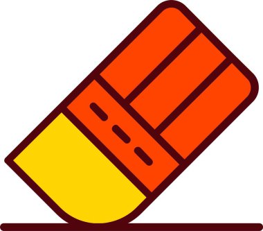 Eraser Vector Icon Design