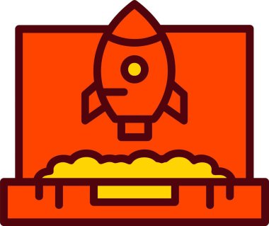 Rocket Vector Icon Design
