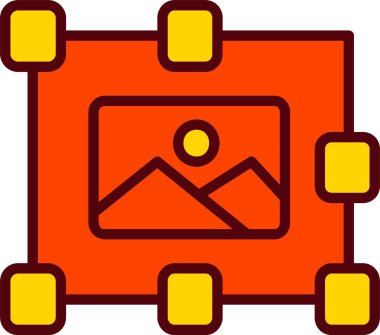 Resim Düzenleme Vektörü Simgesi Tasarımı