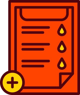 Tıbbi Test Vektörü Simgesi Tasarımı