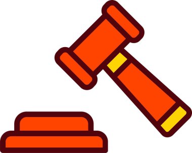 Gavell Vector Icon Design