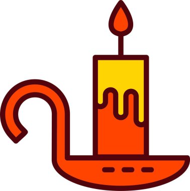 Candle Vector Icon Design