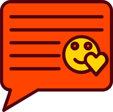 Love Message Vector Icon Design