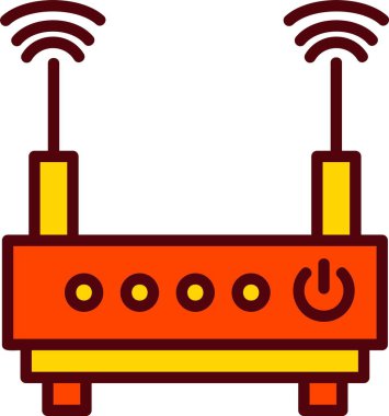 Router Vector Icon Design