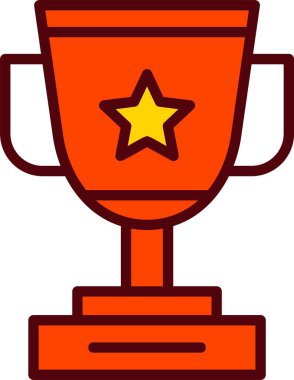 Trophy Vector Icon Design