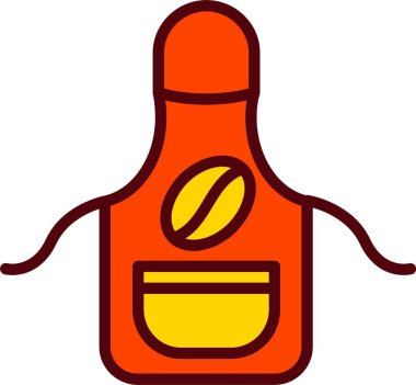 Apron Vector Icon Design