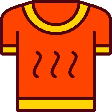 Erkekler Gömlek Vektörü Simgesi Tasarımı