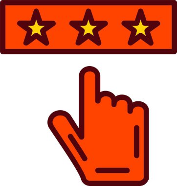 Rating Vector Icon Design