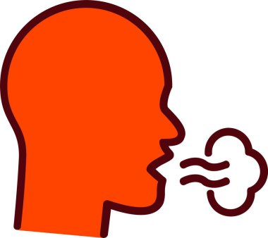 Inhale Vector Icon Design