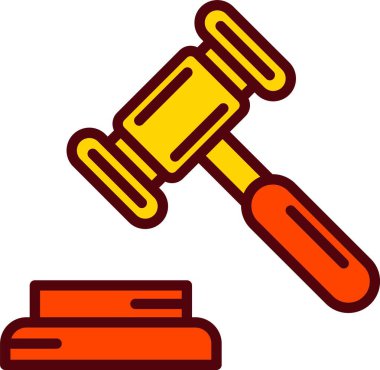 Gavel Vector Icon Design