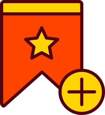 Kitap İşareti Vektör Simgesi Tasarımı Ekle