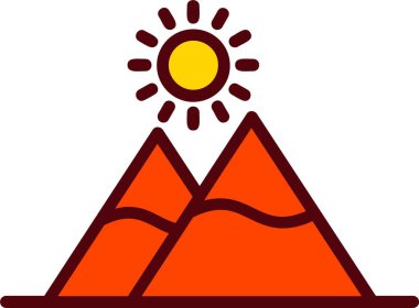 Mountain Vector Icon Design