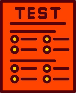 Test Vektörü Simgesi Tasarımı