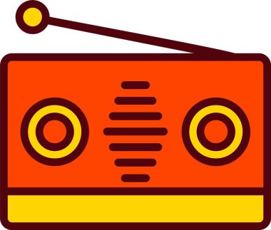 Radio Vector Icon Design