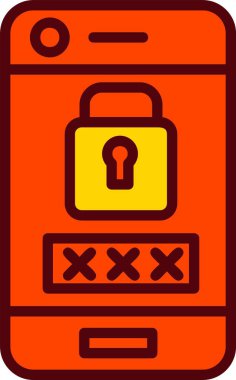 Pincode Vektör Simgesi Tasarımı