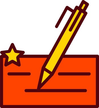 kalem vektör simgesi tasarım