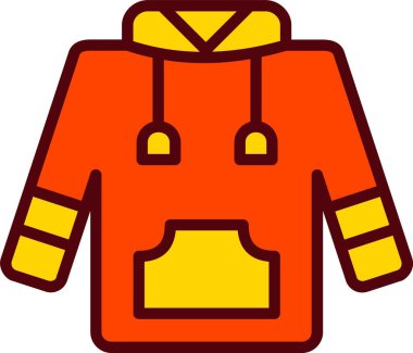 Kapüşonlu Vektör Simgesi Tasarımı