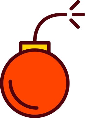 Patlama Vektörü Simgesi Tasarımı