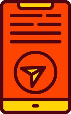 Telegram Chat Vector Icon Design