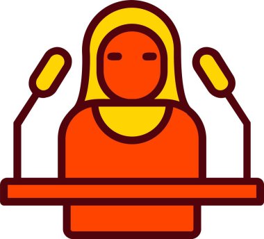 Politician Vector Icon Design