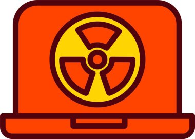 Nuclear Energy Vector Icon Design