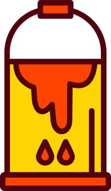 Paint Bucket Vector Icon Design