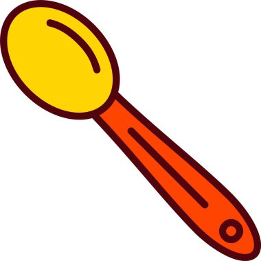 Kaşık vektör simgesi tasarım