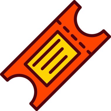 Ticket Vector Icon Design