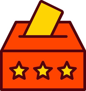 Voting Booth Vector Icon Design