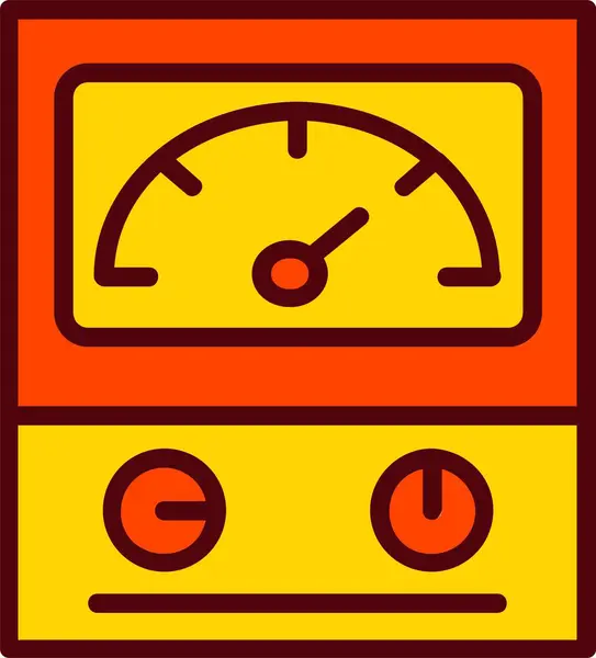 stock vector Ammeter Vector Icon Design