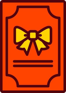 Doğum günü Kart Vektörü Simgesi Tasarımı