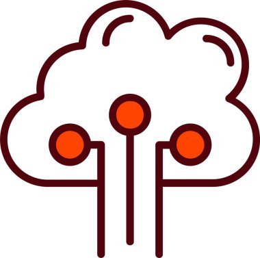 Cloud Computing Vector Icon Design