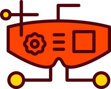 Gözlük vektör simgesi tasarım