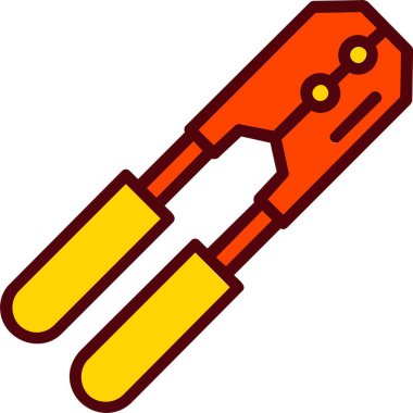 Crimping Vector Icon Design clipart