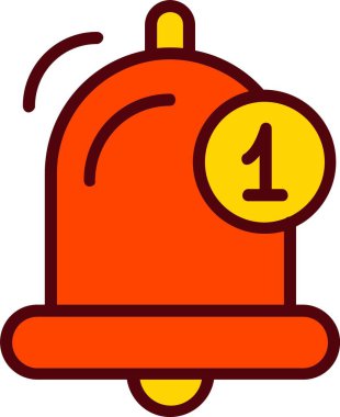 Notification Bell Vector Icon Design