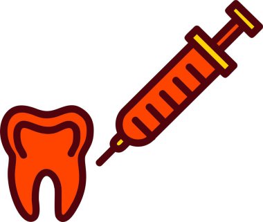 Anestezi Vektör Simgesi Tasarımı