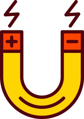 Mıknatıs vektör simgesi tasarım