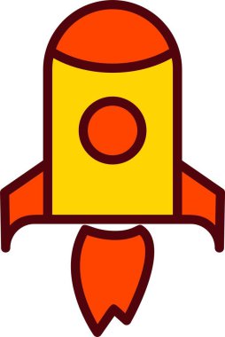 Rocket Vector Icon Design