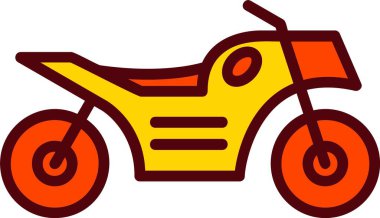 Motorbike Vector Icon Design