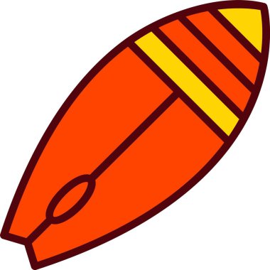 Surf Vector Icon Design