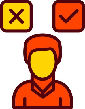 Decide Vector Icon Design