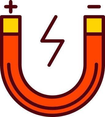 Mıknatıs vektör simgesi tasarım