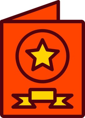 Greeting Card Vector Icon Design