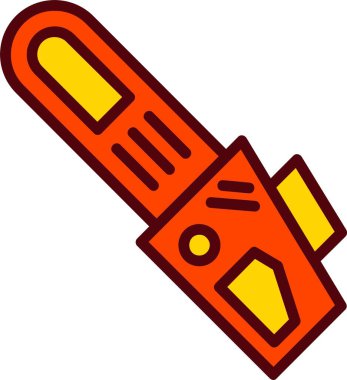 Chainsaw Vector Icon Design