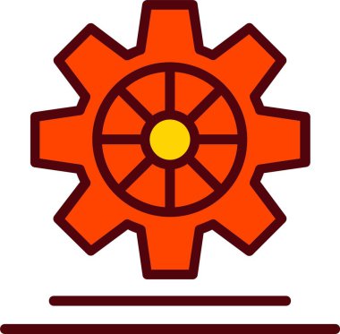 Dişli vektör simgesi tasarım